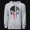 Icon Unisex Lightweight Loopback Terry Full-Zip Hooded Sweatshirt Thumbnail