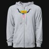 Icon Unisex Lightweight Loopback Terry Full-Zip Hooded Sweatshirt Thumbnail