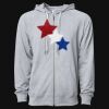 Icon Unisex Lightweight Loopback Terry Full-Zip Hooded Sweatshirt Thumbnail