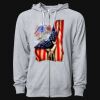 Icon Unisex Lightweight Loopback Terry Full-Zip Hooded Sweatshirt Thumbnail