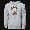Icon Unisex Lightweight Loopback Terry Full-Zip Hooded Sweatshirt Thumbnail