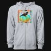 Icon Unisex Lightweight Loopback Terry Full-Zip Hooded Sweatshirt Thumbnail