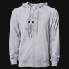 Icon Unisex Lightweight Loopback Terry Full-Zip Hooded Sweatshirt Thumbnail