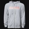 Icon Unisex Lightweight Loopback Terry Full-Zip Hooded Sweatshirt Thumbnail