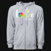 Icon Unisex Lightweight Loopback Terry Full-Zip Hooded Sweatshirt Thumbnail
