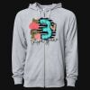 Icon Unisex Lightweight Loopback Terry Full-Zip Hooded Sweatshirt Thumbnail