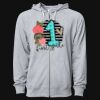 Icon Unisex Lightweight Loopback Terry Full-Zip Hooded Sweatshirt Thumbnail