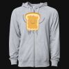 Icon Unisex Lightweight Loopback Terry Full-Zip Hooded Sweatshirt Thumbnail