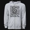 Icon Unisex Lightweight Loopback Terry Full-Zip Hooded Sweatshirt Thumbnail