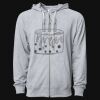 Icon Unisex Lightweight Loopback Terry Full-Zip Hooded Sweatshirt Thumbnail