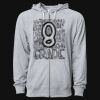 Icon Unisex Lightweight Loopback Terry Full-Zip Hooded Sweatshirt Thumbnail