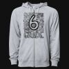 Icon Unisex Lightweight Loopback Terry Full-Zip Hooded Sweatshirt Thumbnail