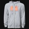 Icon Unisex Lightweight Loopback Terry Full-Zip Hooded Sweatshirt Thumbnail