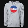 Icon Unisex Lightweight Loopback Terry Full-Zip Hooded Sweatshirt Thumbnail