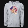 Icon Unisex Lightweight Loopback Terry Full-Zip Hooded Sweatshirt Thumbnail