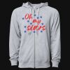 Icon Unisex Lightweight Loopback Terry Full-Zip Hooded Sweatshirt Thumbnail