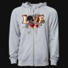 Icon Unisex Lightweight Loopback Terry Full-Zip Hooded Sweatshirt Thumbnail