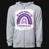 Icon Unisex Lightweight Loopback Terry Full-Zip Hooded Sweatshirt Thumbnail