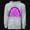 Icon Unisex Lightweight Loopback Terry Full-Zip Hooded Sweatshirt Thumbnail