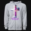 Icon Unisex Lightweight Loopback Terry Full-Zip Hooded Sweatshirt Thumbnail