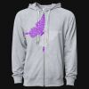 Icon Unisex Lightweight Loopback Terry Full-Zip Hooded Sweatshirt Thumbnail