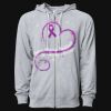 Icon Unisex Lightweight Loopback Terry Full-Zip Hooded Sweatshirt Thumbnail