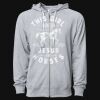 Icon Unisex Lightweight Loopback Terry Full-Zip Hooded Sweatshirt Thumbnail