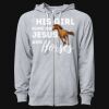 Icon Unisex Lightweight Loopback Terry Full-Zip Hooded Sweatshirt Thumbnail