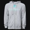 Icon Unisex Lightweight Loopback Terry Full-Zip Hooded Sweatshirt Thumbnail