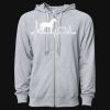 Icon Unisex Lightweight Loopback Terry Full-Zip Hooded Sweatshirt Thumbnail