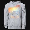 Icon Unisex Lightweight Loopback Terry Full-Zip Hooded Sweatshirt Thumbnail