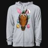 Icon Unisex Lightweight Loopback Terry Full-Zip Hooded Sweatshirt Thumbnail
