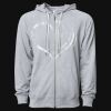 Icon Unisex Lightweight Loopback Terry Full-Zip Hooded Sweatshirt Thumbnail