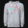 Icon Unisex Lightweight Loopback Terry Full-Zip Hooded Sweatshirt Thumbnail