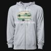 Icon Unisex Lightweight Loopback Terry Full-Zip Hooded Sweatshirt Thumbnail
