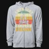 Icon Unisex Lightweight Loopback Terry Full-Zip Hooded Sweatshirt Thumbnail