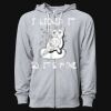 Icon Unisex Lightweight Loopback Terry Full-Zip Hooded Sweatshirt Thumbnail