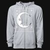Icon Unisex Lightweight Loopback Terry Full-Zip Hooded Sweatshirt Thumbnail