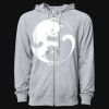 Icon Unisex Lightweight Loopback Terry Full-Zip Hooded Sweatshirt Thumbnail