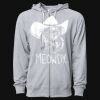 Icon Unisex Lightweight Loopback Terry Full-Zip Hooded Sweatshirt Thumbnail