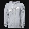 Icon Unisex Lightweight Loopback Terry Full-Zip Hooded Sweatshirt Thumbnail