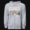 Icon Unisex Lightweight Loopback Terry Full-Zip Hooded Sweatshirt Thumbnail