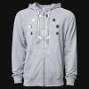 Icon Unisex Lightweight Loopback Terry Full-Zip Hooded Sweatshirt Thumbnail