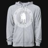 Icon Unisex Lightweight Loopback Terry Full-Zip Hooded Sweatshirt Thumbnail