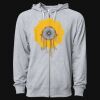 Icon Unisex Lightweight Loopback Terry Full-Zip Hooded Sweatshirt Thumbnail