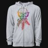 Icon Unisex Lightweight Loopback Terry Full-Zip Hooded Sweatshirt Thumbnail