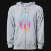 Icon Unisex Lightweight Loopback Terry Full-Zip Hooded Sweatshirt Thumbnail