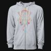 Icon Unisex Lightweight Loopback Terry Full-Zip Hooded Sweatshirt Thumbnail