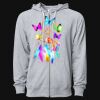 Icon Unisex Lightweight Loopback Terry Full-Zip Hooded Sweatshirt Thumbnail