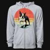 Icon Unisex Lightweight Loopback Terry Full-Zip Hooded Sweatshirt Thumbnail